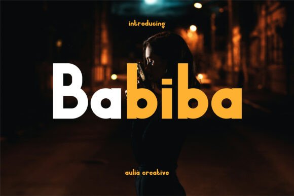 Babiba Font: A Bold Typeface for Editorial Excellence