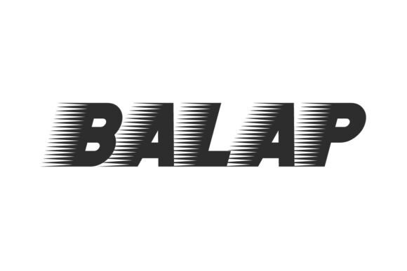 Balap Typeface: A Decorative Font That Moves the Eyes