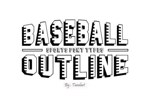 Baseball Outline: A Bold Typeface for Editorial Design