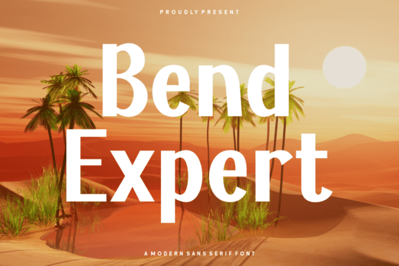 Bend Expert: A Modern Font for Strong Brand Identity