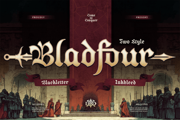 Bladfour Font: A Bold Typeface for Business Branding