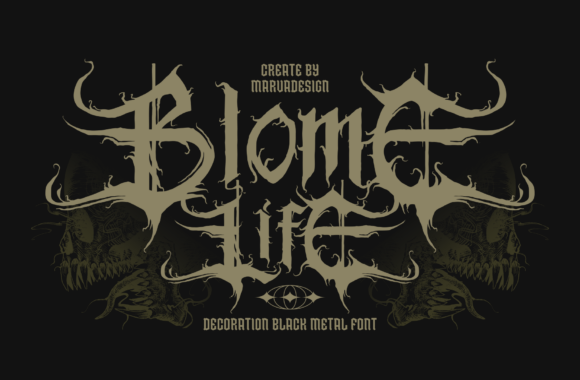Blome Life Font: A Bold Typeface for Editorial Expression