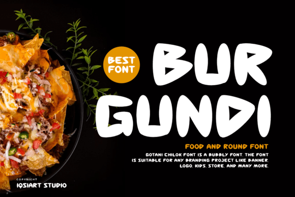 Burgundi Font: A Playful Typeface for Craft Creations