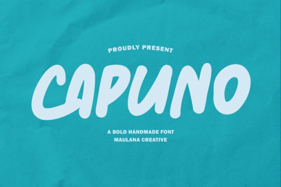 Capuno Font: A Bold Handwritten Typeface for Campaign Designers