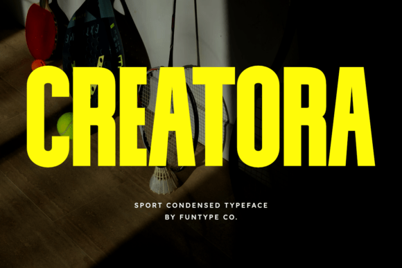 Creatora: A Bold Display Typeface for Dynamic Web Design