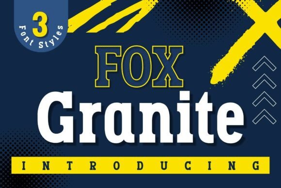 Fox Granite: A Bold Slab Serif Font for Digital Design