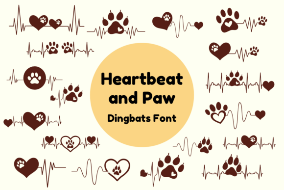 Heartbeat and Paw Typeface: A Heartfelt Addition to Editorial Design