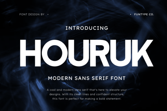 Houruk: A Modern Typeface for Editorial Design