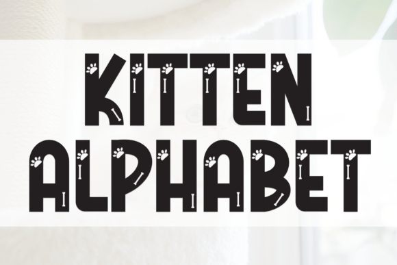Kitten Alphabet: A Bold, Uppercase Display Typeface for Editorial Design
