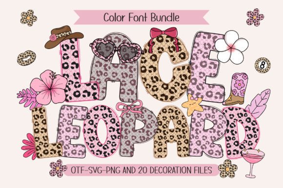 Lace Leopard Font: A Playful Twist for Modern Branding Projects