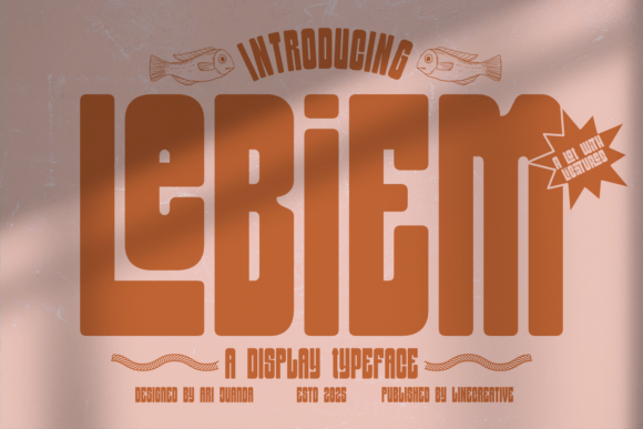 Lebiem Font: A Bold and Friendly Typeface for Campaign Design