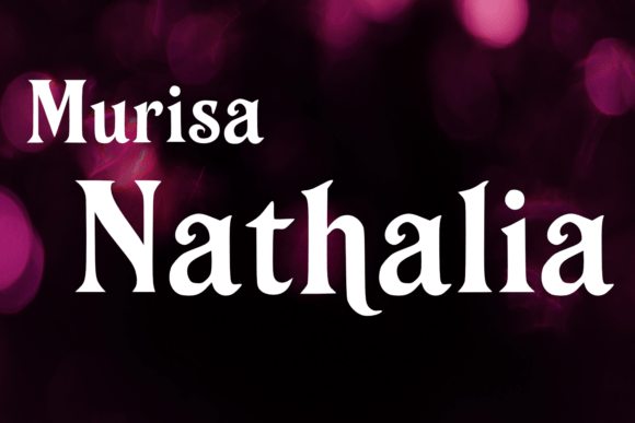 Murisa Nathalia: A Serif Font for Editorial Excellence