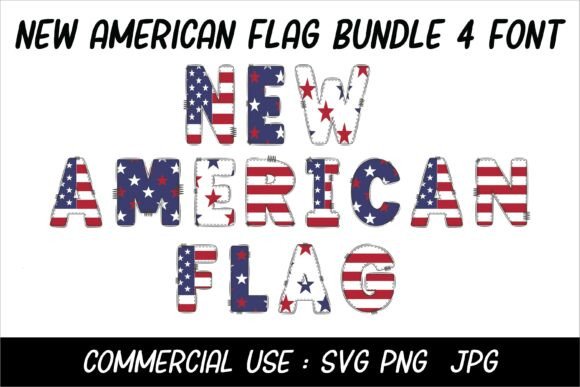 New American Flag Typeface for Bold Web Design