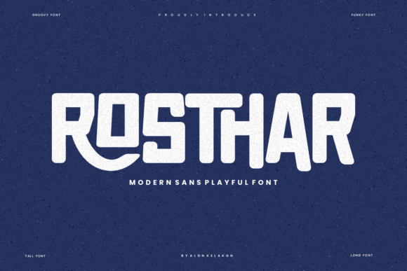 Rosthar Typeface: A Bold Addition to Branding Projects