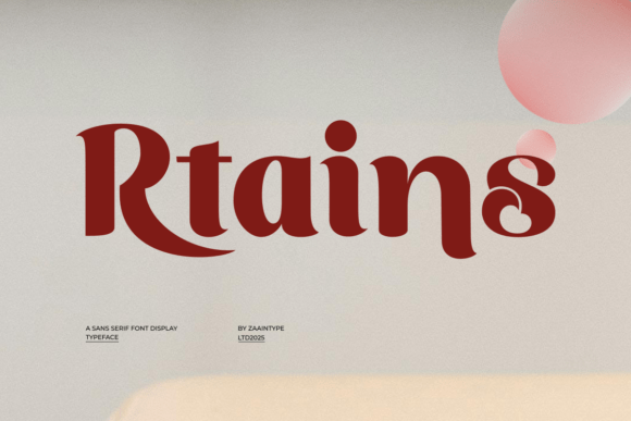 Rtains: A Typeface That Elevates Your Brand