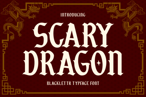 Scary Dragon: A Bold Typeface for Editorial Design