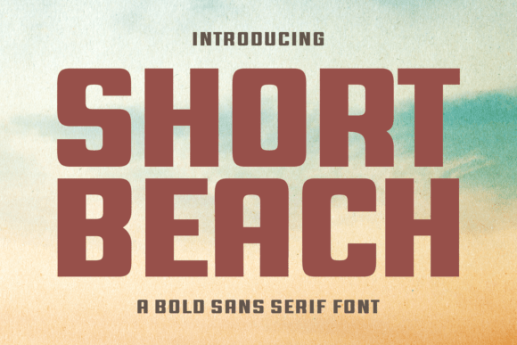 Short Beach Font: A Modern Typeface for Editorial Design