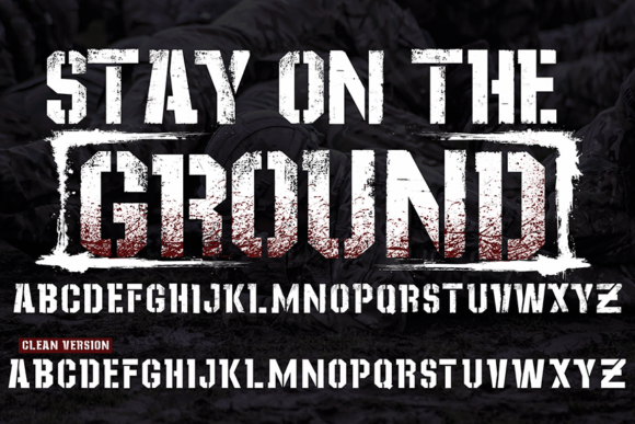 Stay on the Ground Font for Bold Digital Typography