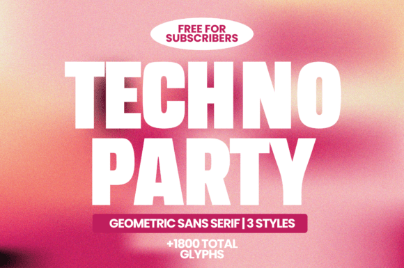 Techno Party Font: A Bold Choice for Building Brand Identity