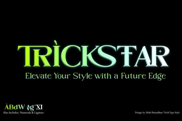 Trickstar Font: A Bold Serif for Memorable Branding