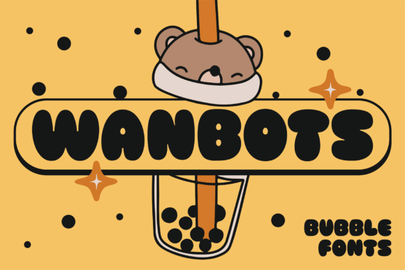 Wanbots: A Cheerful Sans Serif Font for Digital Design