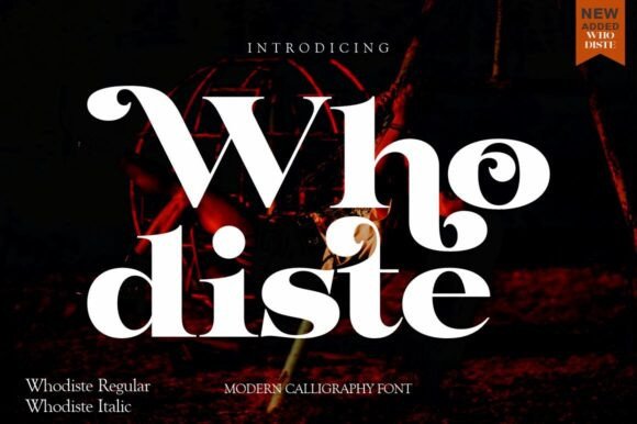 Whodiste Font: A Serif Typeface for Editorial Excellence
